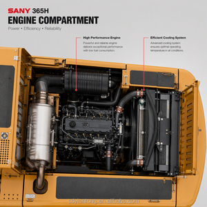 Excavatrice Sany 305 d'occasion prête à l'emploi, 31 tonnes, modèle SY305H, chenille robuste avec moteur Kawasaki <span class=keywords><strong>et</strong></span> pompe hydraulique Kawasaki, à vendre - Product Image 4