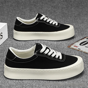 Zapatos deportivos para hombre con logotipo personalizado, nueva plataforma ligera de cuero negro, de talla grande, antideslizante, para correr al aire libre, gran oferta - Product Image 4