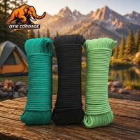 Outdoor-Wandern Polyester-Paracord mit 7 Innensträngen, 550 Lbs 250-750 Lbs Tragfähigkeit, Vollständige Fallschirmschnur, Nylon-Tasche
