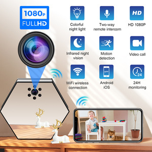 Yaoji máy ảnh không dây HD mới máy ảnh đồng hồ tầm nhìn ban đêm hồng ngoại Wi-Fi Máy Quay Video Máy ghi âm phát hiện chuyển động máy ảnh Đồng hồ bảng - Product Image 4