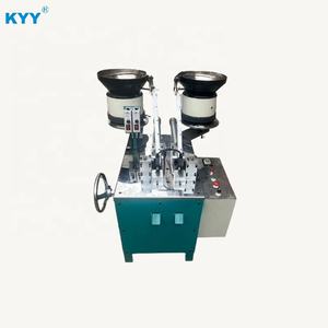 Machine de débavurage automatique à double rail pour curseurs de <span class=keywords><strong>fermeture</strong></span> éclair KYY, machine de fabrication de fermetures éclair, équipement pour curseurs de <span class=keywords><strong>fermeture</strong></span> éclair - Product Image 2