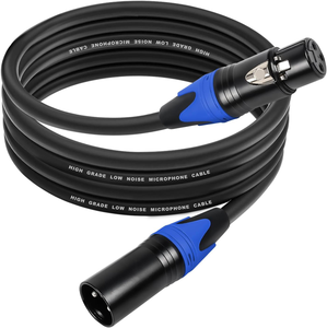 Câble Microphone XLR 3 Broches Personnalisé en Gros, Câble Audio Équilibré HI-FI Double Blindage <span class=keywords><strong>OFC</strong></span> pour Table de Mixage, Amplificateur de Puissance, Haut-Parleur - Product Image 1