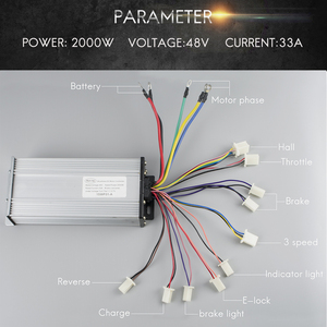 Controlador de Velocidad sin Escobillas de 48V 2000W para Bicicleta Eléctrica y Scooter, Material de Aluminio, 15MOS - Product Image 3