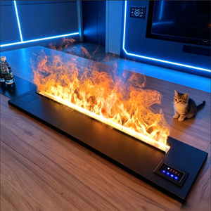 Cheminées à vapeur d'eau intelligentes haut de gamme, flamme réglable à distance, système d'atomisation silencieux et stable pour une utilisation domestique en intérieur - Product Image 2
