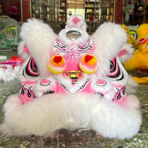 Costume de mascotte authentique pour la danse du lion adulte du Nouvel An <span class=keywords><strong>chinois</strong></span>, en laine et bambou, avec technologie de tissage, lanterne de <span class=keywords><strong>dragon</strong></span>, performance commerciale - Product Image 6