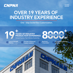 Nhà phân phối điện tường với ổ cắm công tắc di động Hộp ổ cắm Dễ sử dụng hộp phân phối điện công nghiệp - Product Image 3