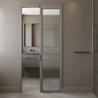 Portes coulissantes et pliantes en verre double vitrage étanche pour patio, modèle PT