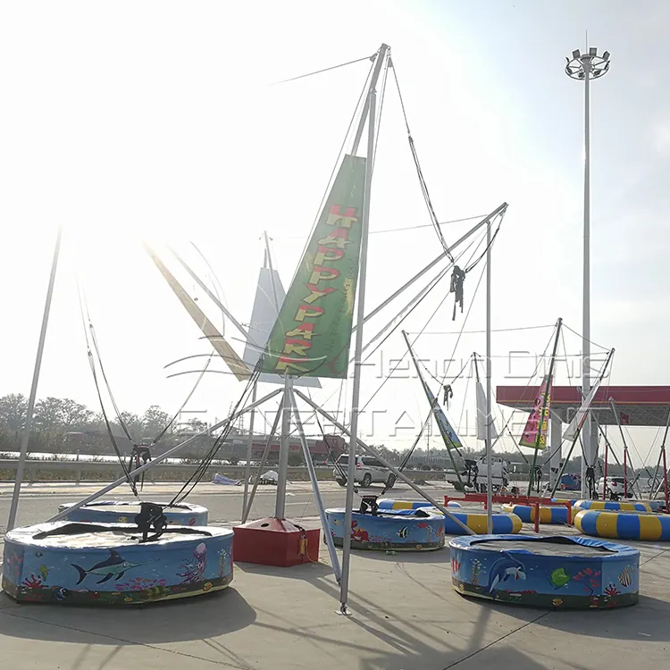 Niños y Adultos Feria de Atracciones juego paseos en el parque de atracciones equipo bungee máquina para la venta