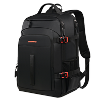 Sac d'ordinateur portable unisexe personnalisé avec logo, imperméable, fermeture éclair en PU, durable, sac à dos à bandoulière, doublure en polyester, 20-35L