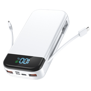 Produits les plus vendus 2025 chargeur de <span class=keywords><strong>batterie</strong></span> mobile grande <span class=keywords><strong>capacité</strong></span> 20000mAh charge rapide câble intégré banques d'alimentation portables - Product Image 2