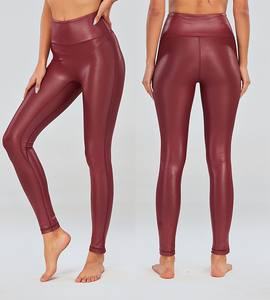 Ecofriendly Delle Ghette Delle Donne Frizzante di Alta Qualità Pantaloni di Sport di Fitness Yoga <span class=keywords><strong>Leggings</strong></span> <span class=keywords><strong>Lucidi</strong></span> - Product Image 3