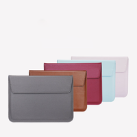 Housse pour ordinateur portable Portable affaires enveloppe en cuir Pu sac d'ordinateur Tarvel étui de protection pour ordinateur portable
