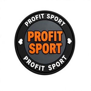 เข็มกลัดพลาสติกทรงกลม Profit Sport แบบกำหนดเองได้ พร้อมตัวล็อคแบบเข็มกลัดนิรภัยพิมพ์ 3 มิติ - Product Image 1