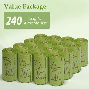 Bioborn 2025 Biodegradable Recyclable Dog Poop <b>Bags</b> with Heat Seal Dispenser Dog Waste <b>Bags</b> Pet Cleaning - Product Image 3