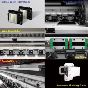 Trung Quốc nhà máy 1.8m 3.2m 2 đầu i3200 4/6/8 Màu sắc Flex biểu ngữ Vinyl Sticker biển quảng cáo bạt sinh thái dung môi máy in để bán - Product Image 2