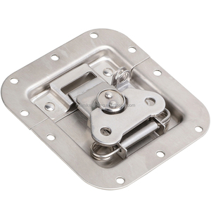 Serrure papillon en acier inoxydable de taille moyenne dans un plat uni pour le cas de vol boîtier de route verrouillable verrouillable verrou torsadé - Product Image 1