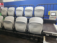 Chaise pliante en plastique HDPE pour gradins de stade de football, sports de plein air