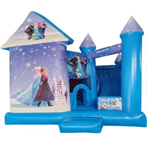 Castillo de salto de Frozen personalizado para niños, castillo inflable de Interior para la venta