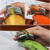 Handmatige plastic palmbladeren-schiller, handzame groente- en fruitsnijder, schiltool, keukenaccessoire