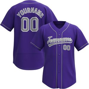 Jersey de béisbol cosido o impreso, camisetas con botones personalizadas, uniforme deportivo para hombres, mujeres y jóvenes - Product Image 5