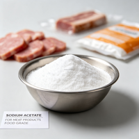 Acétate de sodium trihydraté de qualité alimentaire en poudre E262 CAS6131-90-4, modificateur de saveur et tampon pour assaisonnement de snacks, condiment casher et halal