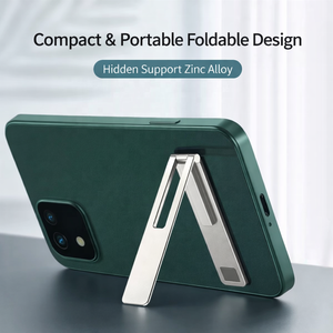 Soporte Adhesivo Ultrafino Plegable para Teléfono Móvil, Soporte <span class=keywords><strong>de</strong></span> Escritorio <span class=keywords><strong>de</strong></span> Aleación Metálica, Soporte Universal para Teléfono Celular - Product Image 1