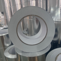 Ruban adhésif FSK renforcé en aluminium de haute qualité, 50 mm, résistant à la chaleur, imperméable, pour HVAC, avec adhésif solvant