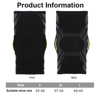 Attelle de cheville 3D tricotée élastique légère, durable, flexible, respirante et compressive