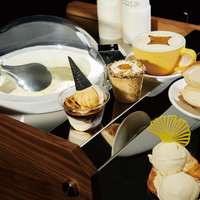 Machine à gelato Miles Galaxy V1 Milano pour comptoir - Saveur unique, compatible fruits/eau/noix, en acier inoxydable, certifiée Energy Star