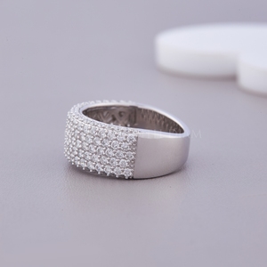 Trendy Design Round Cut <b>Diamond</b> Men's Band Lab Grown <b>Diamond</b> <b>Ring</b> for Wedding & Anniversary <b>Diamond</b> <b>Ring</b> for Sale Export - Product Image 3