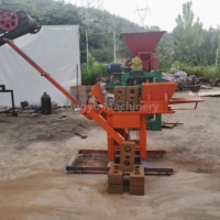 Machine à briques en argile manuelle à usage domestique, machine à fabriquer des blocs rentable à petite échelle, vente chaude