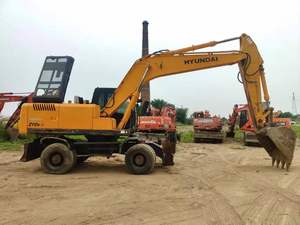 High Quality Used Hyundai 210W-7 21 Ton Wheel Excavator with <b>Engine</b> Gearbox Pump-South Korea 2022 <b>Model</b> CE Certified - Product Image 2