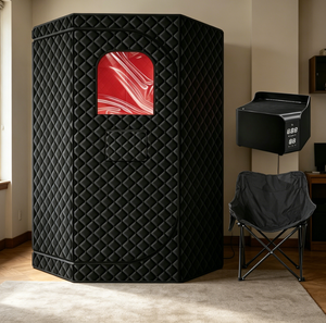 Sauna Moderna de Infrarrojos Lejanos con Panel de Control Computarizado y Calefacción Eléctrica para Uso en Casa u Oficina - Product Image 1