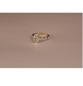 Anillo de Plata de Ley 925 con Moissanita para Mujer, Elegante y Brillante, para Compromiso, Aniversario, Joyería de Moda, Regalo - Product Image 1