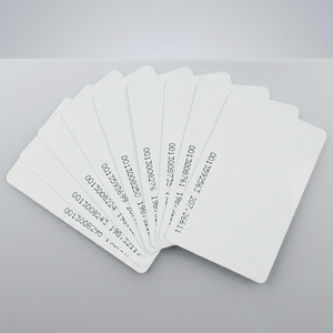 CR80 TK4100 PVC White <b>Cards</b> with RFID Hotel Use 18-bit Coding Waterproof & Printable - Product Image 4