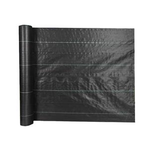 Cubierta de suelo de PP negro de 120gsm para agricultura y jardín, estera de hierba antihierba de plástico de alta calidad - Product Image 1