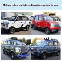 Mini vehículo eléctrico todoterreno EV con 100-200km de rango de batería Popular New Energy 4 ruedas de baja velocidad tiempo de carga corto