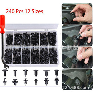 Juego de 240 clips de sujeción automotrices para Toyota, Honda, Ford, retenedores de plástico para parachoques y guardabarros con herramienta - Product Image 5