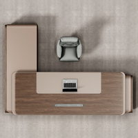 Meubles de bureau commerciaux Bureau de direction Bureau de direction moderne Bureau de direction en forme de L Bureau de direction modulaire Bureau de direction de luxe