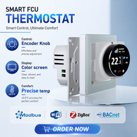 Thermostat numérique HEDEMAN 220V pour chauffage de l'eau, thermostat d'ambiance pour système de chauffage de l'eau, contrôleur de température mural 3A