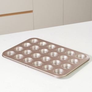 Molde para Muffins de Acero al Carbono Regular de 24 Tazas, Antiadherente, Nuevo, Moldes para Cupcakes, Platos y Moldes para Hornear - Product Image 1