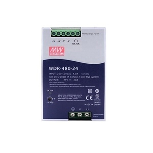 Fuente de Alimentación Conmutada WDR-480-24 24V 20A Serie LRS, Bajo Precio, Nueva, Original, Automatización Industrial, Control Programable PLC - Product Image 1