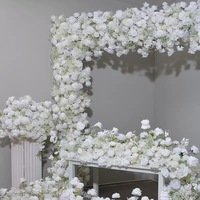 Fleurs et décorations de table de mariage NINI, décoration murale florale élégante personnalisée, arche de fleurs artificielles