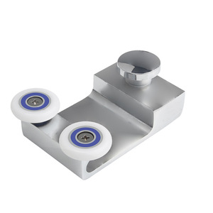 Roulette de porte de douche Juwoya en alliage de zinc, roue latérale pour rail de porte coulissante en verre - Product Image 1