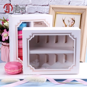 Cute White Container Plastic Acrylic Paper <b>Christmas</b> Biscuits Window Packaging Cookies <b>Box</b> - Product Image 3
