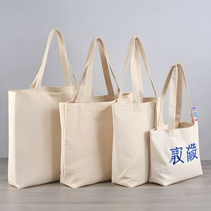 Wholesale Eco Friendly Reusable Designer Cloth <b>Canvas</b> Cotton Shopping Tote <b>Bag</b> With Custom Logo Printed - Product Image 1