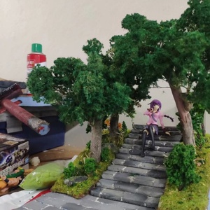 Diorama fatto a mano 25*35cm di scena su miniatura del fiume e della prateria per la visualizzazione di Hobby della fotografia Sandbox - Product Image 5