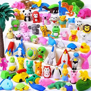 Gommes à effacer en caoutchouc TPR 3D personnalisées en forme d'animaux, de légumes et de fruits, modèle BV-EH23, pour enfants, OEM, promotion de marque - Product Image 1