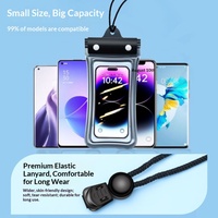 Étuis de téléphone universels étanches pour divers modèles iPhone Xiaomi Samsung Ultra, housse de natation style airbag, triple étanchéité