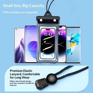 Tas Pelindung Ponsel Universal Tahan Air untuk Berbagai Model <span class=keywords><strong>iphone</strong></span> xiaomi samsung ultra, Model Airbag Lipat 3 Segel - Product Image 2